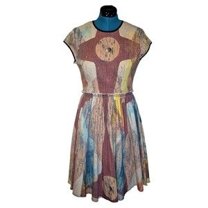 Making the Cut Episode 5 Winning Look Gary Carnival Dress Brown Women’s Size L
